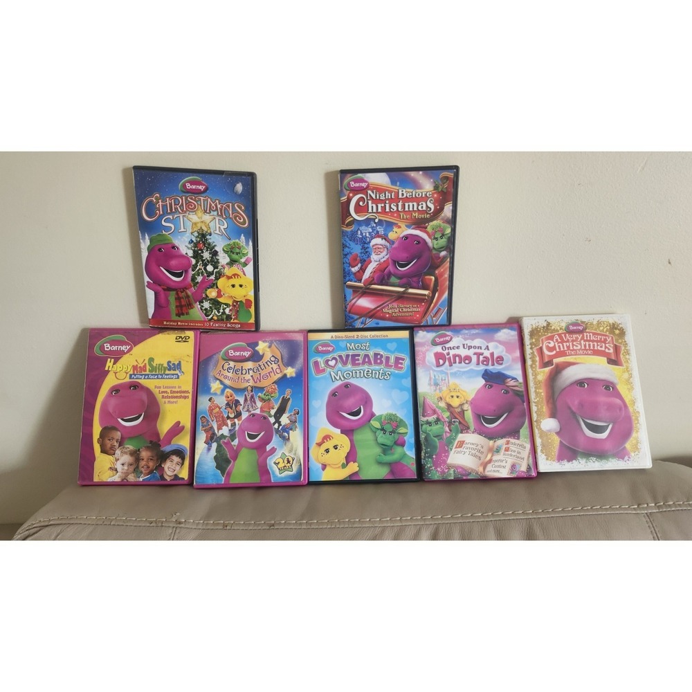 Lot‎ (7) Barney Various Titles DVDs